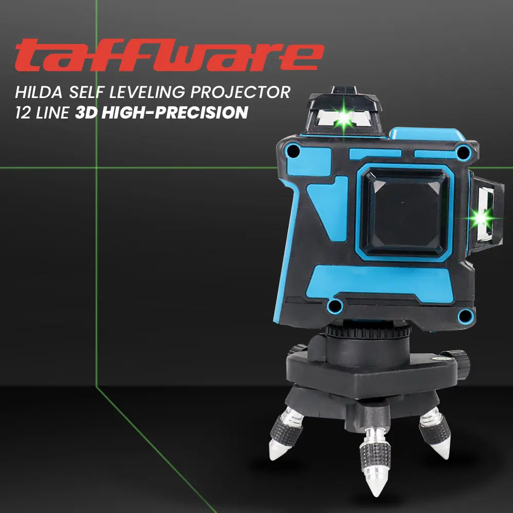 Taffware Hilda Self Leveling 12 Line Laser 3D High-precision - 3D-12