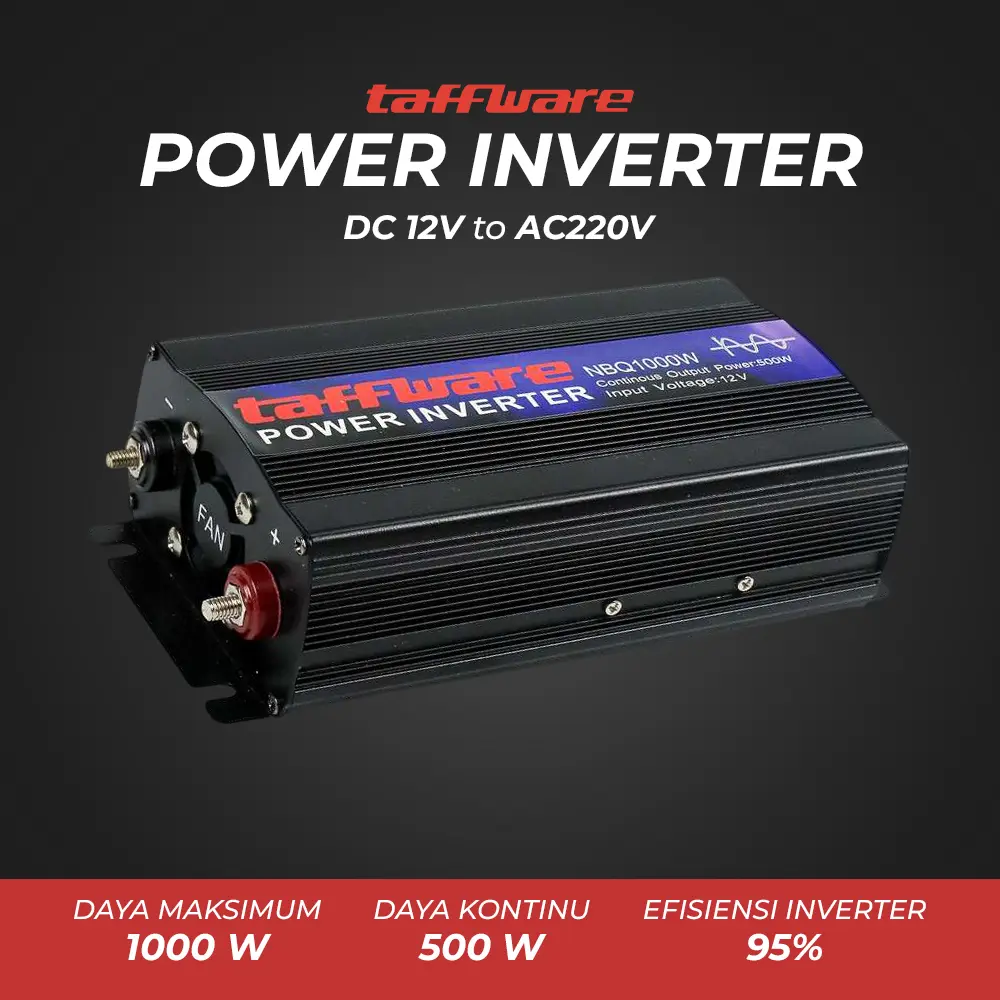 Taffware Power Inverter Mobil 1000W - NBQ1000W